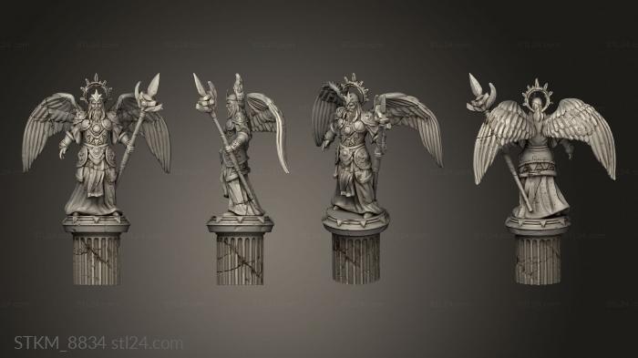 Figurines heroes, monsters and demons (Fantasy Male Saint, STKM_8834) 3D models for cnc