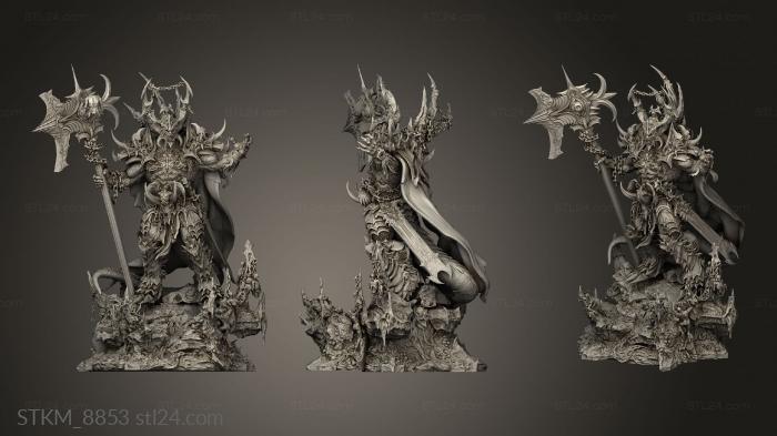 Figurines heroes, monsters and demons (Astaroth Archdevil Wrath, STKM_8853) 3D models for cnc