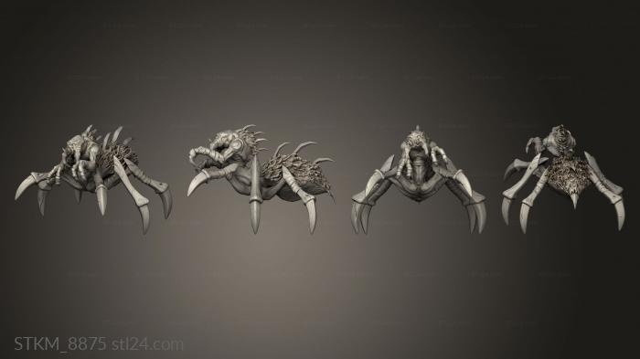 Figurines heroes, monsters and demons (Crypt Fiendb, STKM_8875) 3D models for cnc