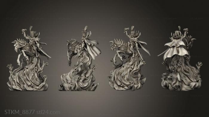 Figurines heroes, monsters and demons (Fantasy, STKM_8877) 3D models for cnc