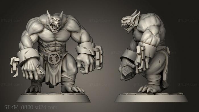 Figurines heroes, monsters and demons (Vamtier, STKM_8880) 3D models for cnc