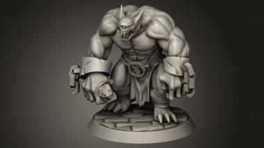 Figurines heroes, monsters and demons (Vamtier, STKM_8880) 3D models for cnc