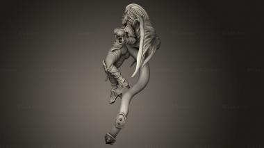 Figurines heroes, monsters and demons (Fantasy Harpie, STKM_8892) 3D models for cnc