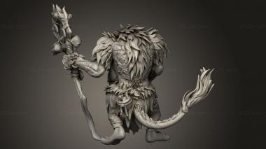 Figurines heroes, monsters and demons (squire, STKM_8895) 3D models for cnc