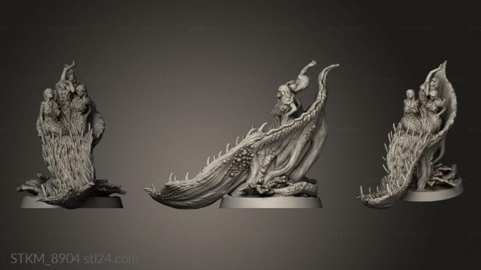 Figurines heroes, monsters and demons (Plants Thickerver Alluring Man Trap, STKM_8904) 3D models for cnc