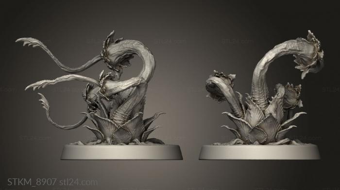 Figurines heroes, monsters and demons (Plants Archeweed, STKM_8907) 3D models for cnc