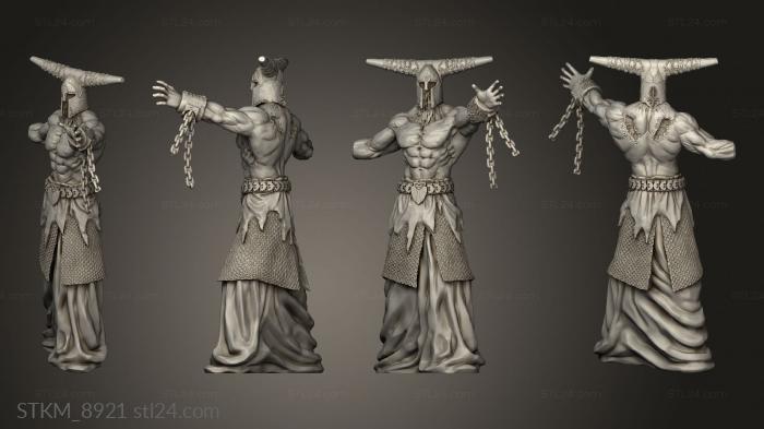 Figurines heroes, monsters and demons (Cronos, STKM_8921) 3D models for cnc