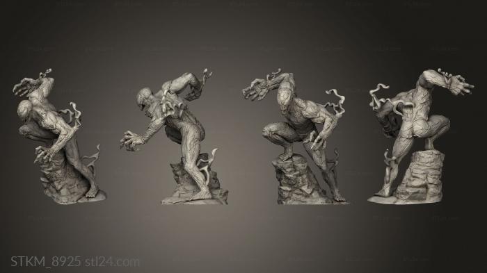 Figurines heroes, monsters and demons (Carnage, STKM_8925) 3D models for cnc