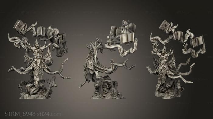 Figurines heroes, monsters and demons (Forbidden Magic Keeper Knowledge Era Keeper Of, STKM_8948) 3D models for cnc