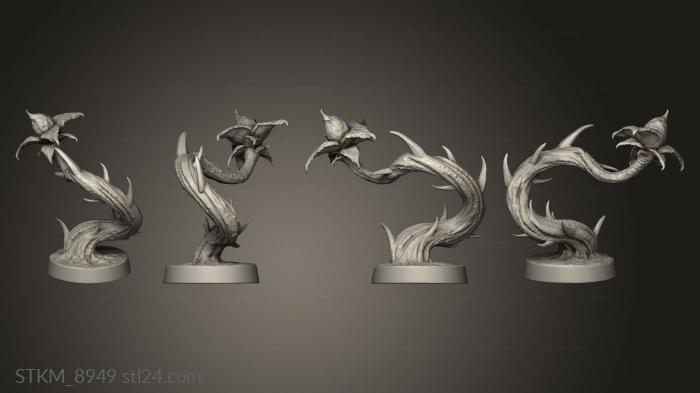 Figurines heroes, monsters and demons (Plants Mischievous Vine, STKM_8949) 3D models for cnc
