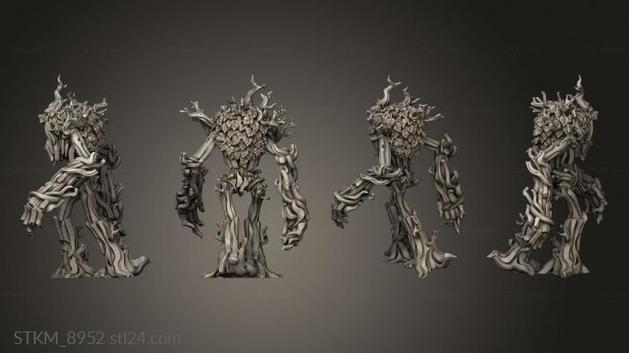 Figurines heroes, monsters and demons (Drunken Dark Forest DF Tree ent, STKM_8952) 3D models for cnc