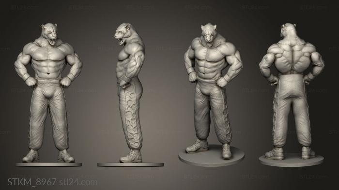 Figurines heroes, monsters and demons (king king, STKM_8967) 3D models for cnc