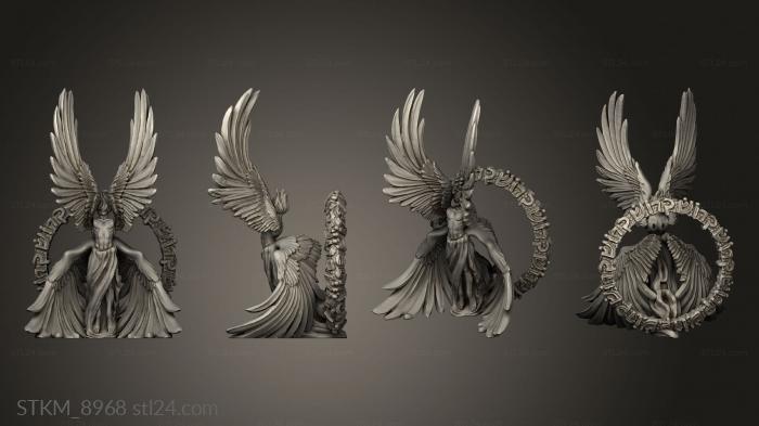 Figurines heroes, monsters and demons (Seraphim, STKM_8968) 3D models for cnc