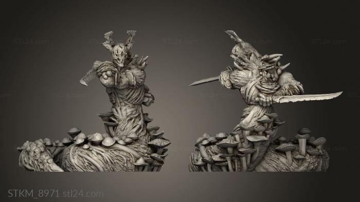 Figurines heroes, monsters and demons (Grove Guardian, STKM_8971) 3D models for cnc