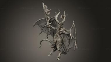 Figurines heroes, monsters and demons (the devil, STKM_8986) 3D models for cnc