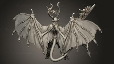 Figurines heroes, monsters and demons (the devil, STKM_8986) 3D models for cnc