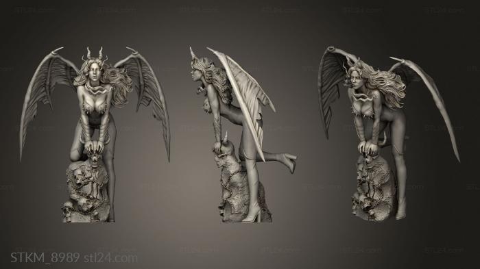 Figurines heroes, monsters and demons (Hellwitch out, STKM_8989) 3D models for cnc