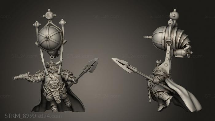 Figurines heroes, monsters and demons (Fantasy Inner Circle Jarls Rune Riders, STKM_8990) 3D models for cnc