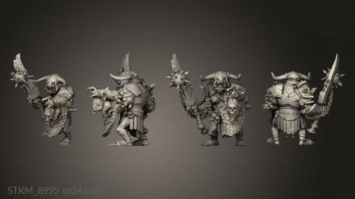 Figurines heroes, monsters and demons (Cult Bugbears Bugbear Tormentor, STKM_8995) 3D models for cnc