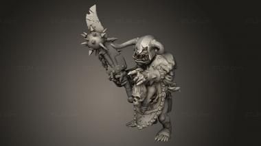 Figurines heroes, monsters and demons (Cult Bugbears Bugbear Tormentor, STKM_8995) 3D models for cnc