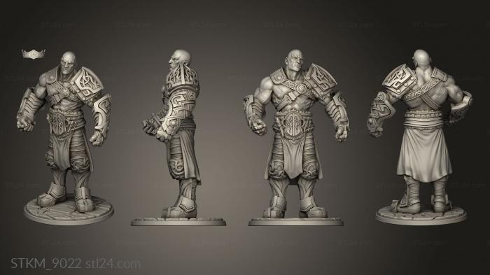 Figurines heroes, monsters and demons (Kargath Goliath, STKM_9022) 3D models for cnc