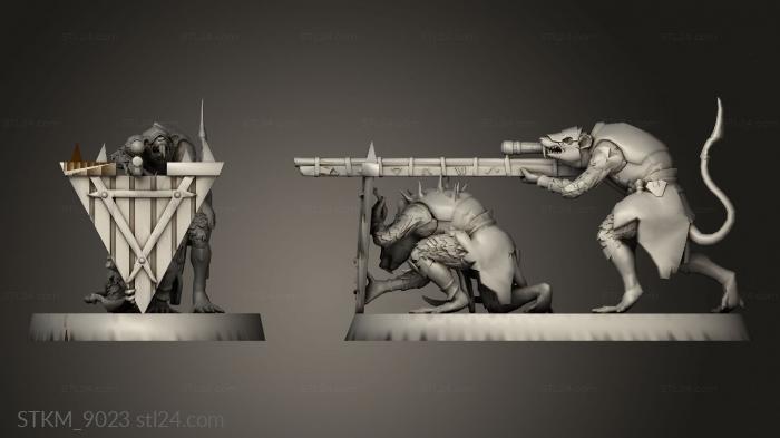 Статуэтки герои, монстры и демоны (Оружие джеззейл, STKM_9023) 3D модель для ЧПУ станка
