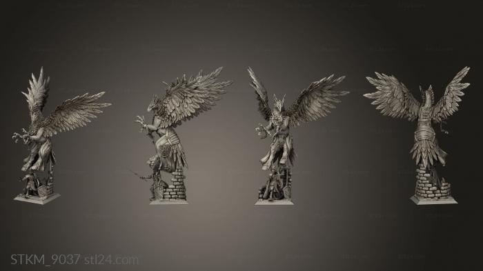 Figurines heroes, monsters and demons (Loyalty Gift Sept GRYPHON HIPPOGRYPH DUKE, STKM_9037) 3D models for cnc