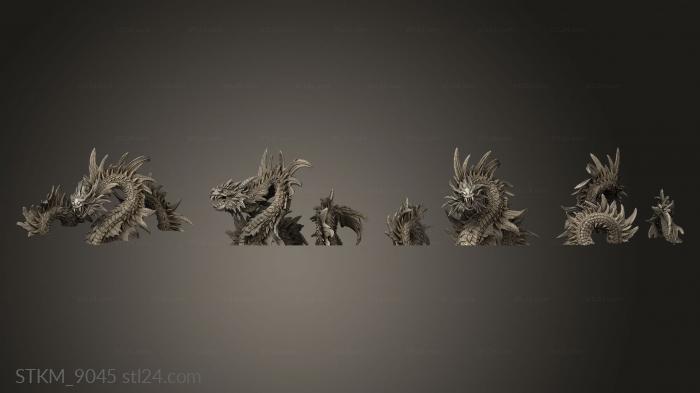 Figurines heroes, monsters and demons (Kingdom Coralan Sanguine, STKM_9045) 3D models for cnc