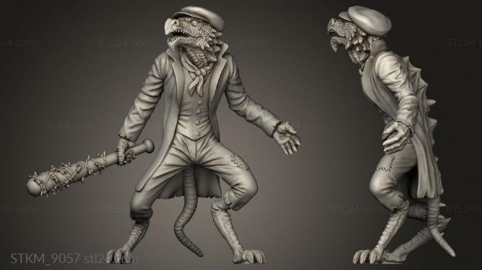 Figurines heroes, monsters and demons (Runerunners Kobold Enforcer, STKM_9057) 3D models for cnc