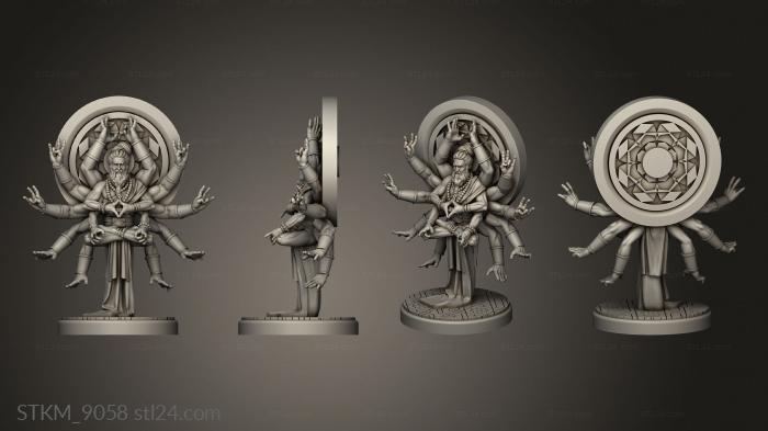 Figurines heroes, monsters and demons (Praaj, STKM_9058) 3D models for cnc