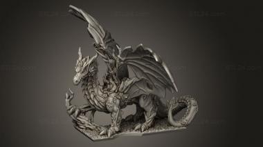 Figurines heroes, monsters and demons (light cavalry rider, STKM_9059) 3D models for cnc