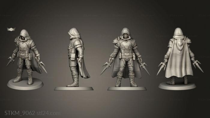 Figurines heroes, monsters and demons (Brigands ranger, STKM_9062) 3D models for cnc