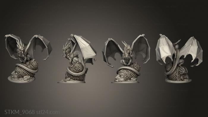 Figurines heroes, monsters and demons (Curvetooth Opulent bb, STKM_9068) 3D models for cnc