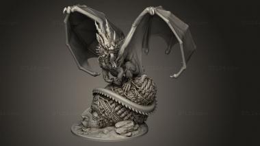 Figurines heroes, monsters and demons (Curvetooth Opulent bb, STKM_9068) 3D models for cnc