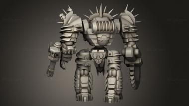 Figurines heroes, monsters and demons (Grind Bot, STKM_9077) 3D models for cnc