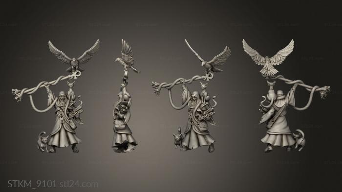 Figurines heroes, monsters and demons (The Sands Time Sethos, STKM_9101) 3D models for cnc