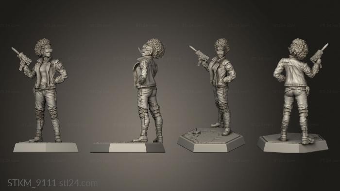 Figurines heroes, monsters and demons (Machine Driver, STKM_9111) 3D models for cnc