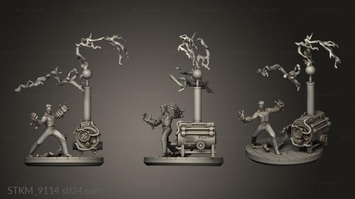 Figurines heroes, monsters and demons (Victorian Punk Nikola Te, STKM_9114) 3D models for cnc