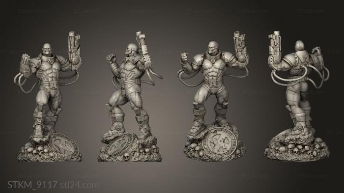 Figurines heroes, monsters and demons (X men apocalypse hose, STKM_9117) 3D models for cnc