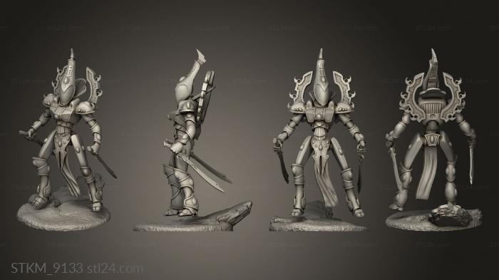 Figurines heroes, monsters and demons (spirit seeker scenic, STKM_9133) 3D models for cnc