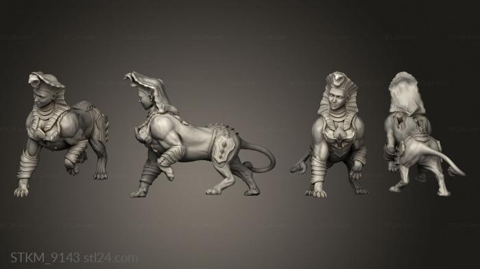Figurines heroes, monsters and demons (The Sands Time Odiphia, STKM_9143) 3D models for cnc
