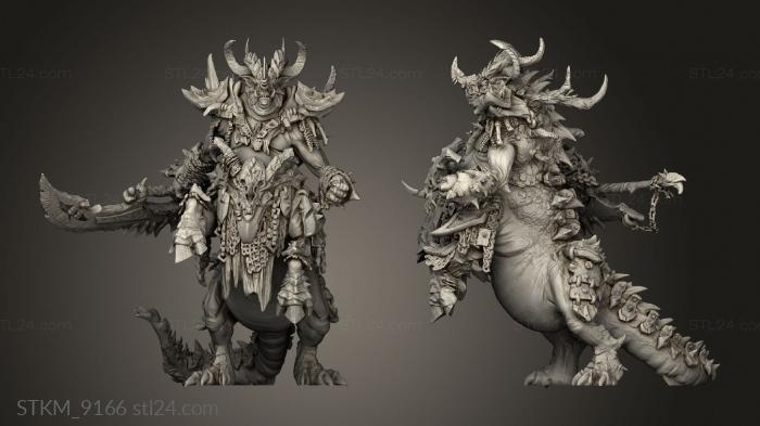 Figurines heroes, monsters and demons (Ancient Centigon, STKM_9166) 3D models for cnc