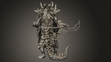 Figurines heroes, monsters and demons (Ancient Centigon, STKM_9166) 3D models for cnc