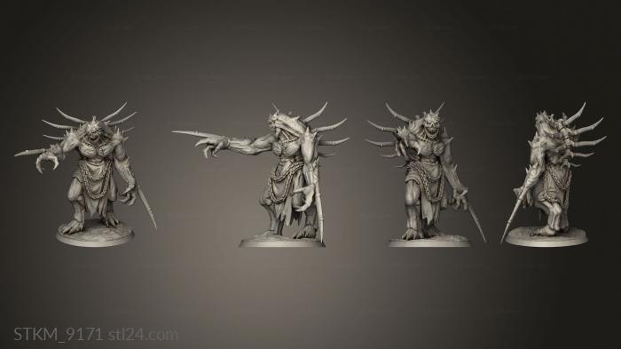 Figurines heroes, monsters and demons (Graveborn Chargers Goliath, STKM_9171) 3D models for cnc