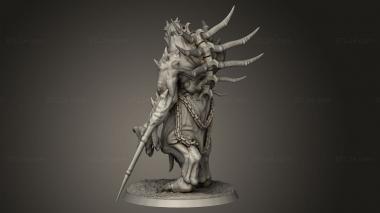 Figurines heroes, monsters and demons (Graveborn Chargers Goliath, STKM_9171) 3D models for cnc