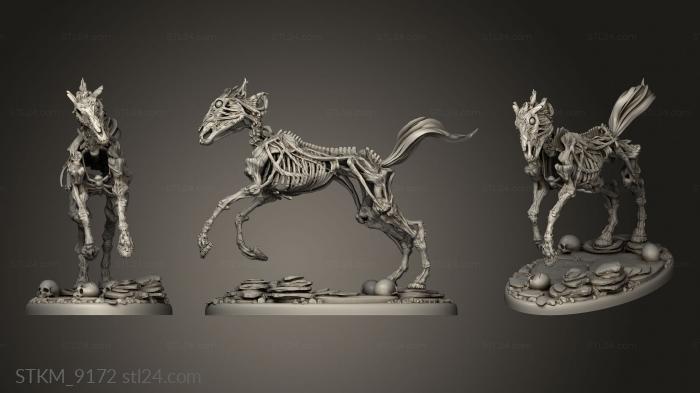 undead skeleton draugr horse