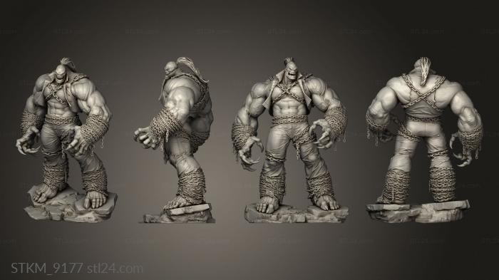 Figurines heroes, monsters and demons (The PITT OUT, STKM_9177) 3D models for cnc