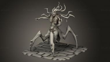 Figurines heroes, monsters and demons (OBR Baal, STKM_9178) 3D models for cnc