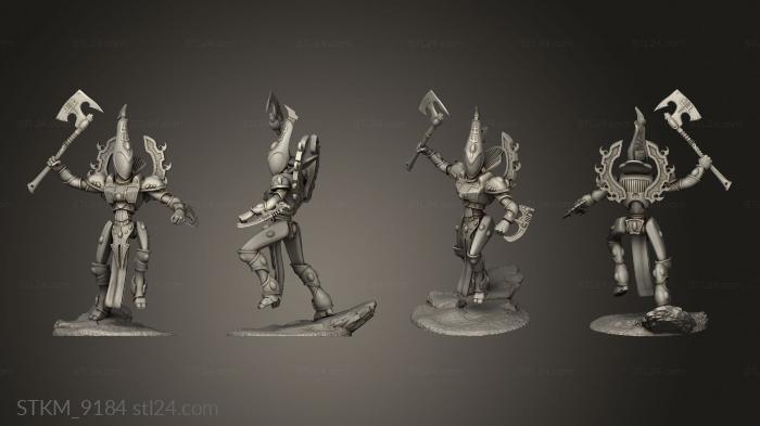 Figurines heroes, monsters and demons (spirit executioner scenic, STKM_9184) 3D models for cnc