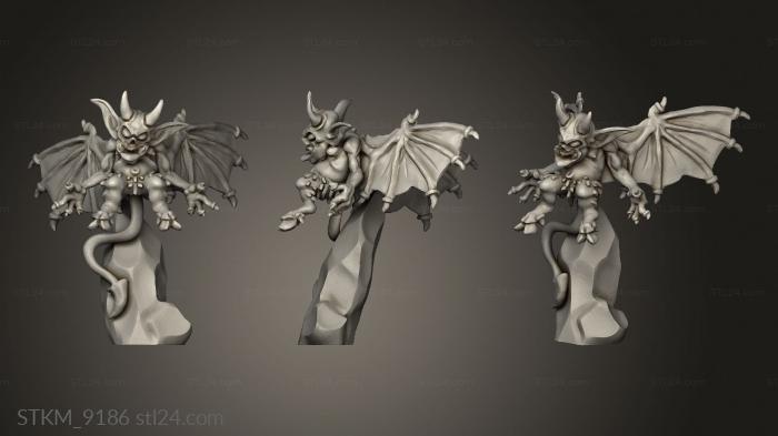 Figurines heroes, monsters and demons (, STKM_9186) 3D models for cnc